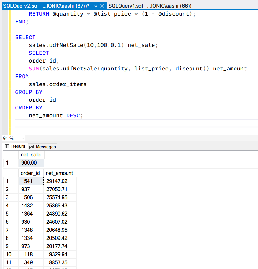 aa_sh_is_h's tweet image. [D44/60]
SQL Server User-defined Functions
- Allow you to encapsulate complex formula or business logic and reuse them in every query.
#60DaysOfLearning2023
#LearningWithLeapfrog
#LSPPD44