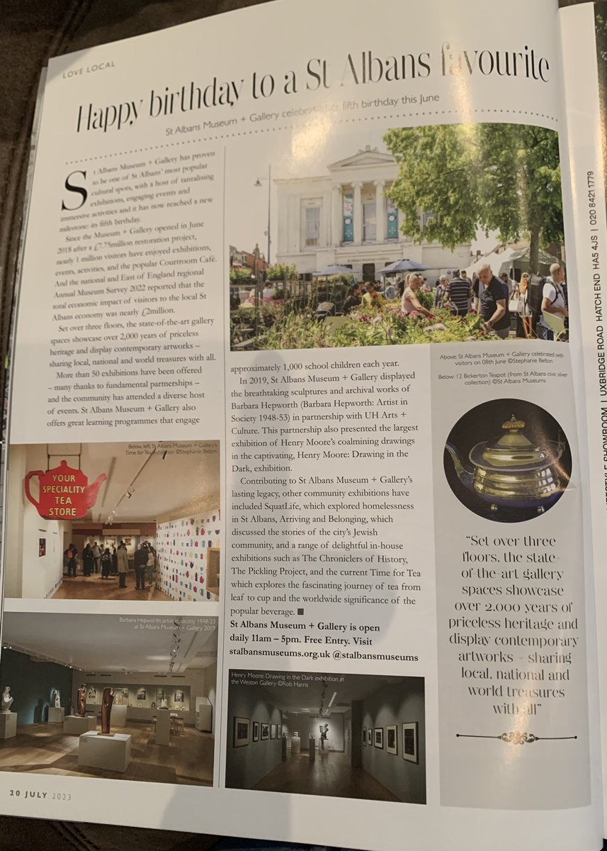 Nice article here about @stalbansmuseums in @stalbanslife