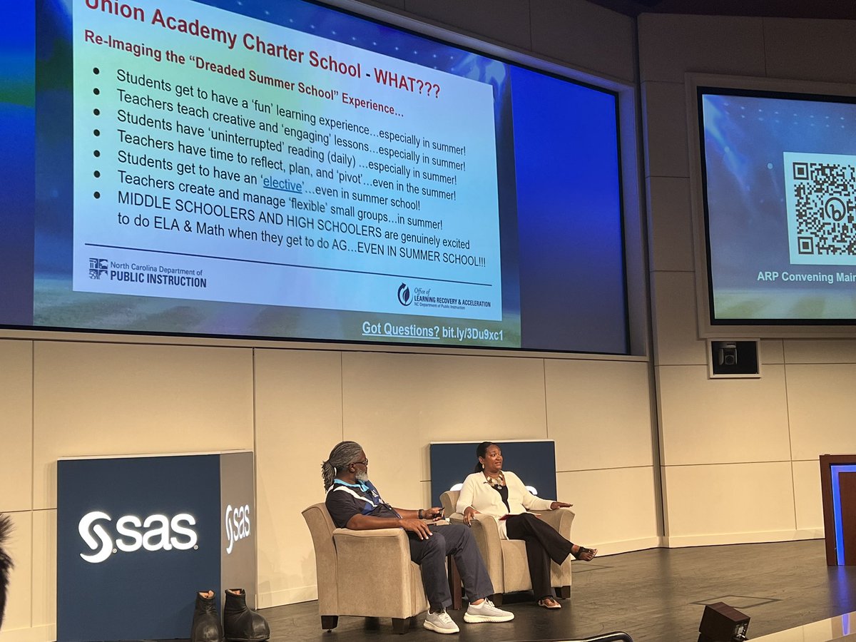 rlwjunio's tweet photo. Union Academy’s @SetrinaByrd talks about how they have reimagined summer school to attract students and teachers alike. We love to see how charter schools have been strategic in creating meaningful OST opportunities for Ss. #ARPCountdown https://t.co/oFQtd8Lbk2