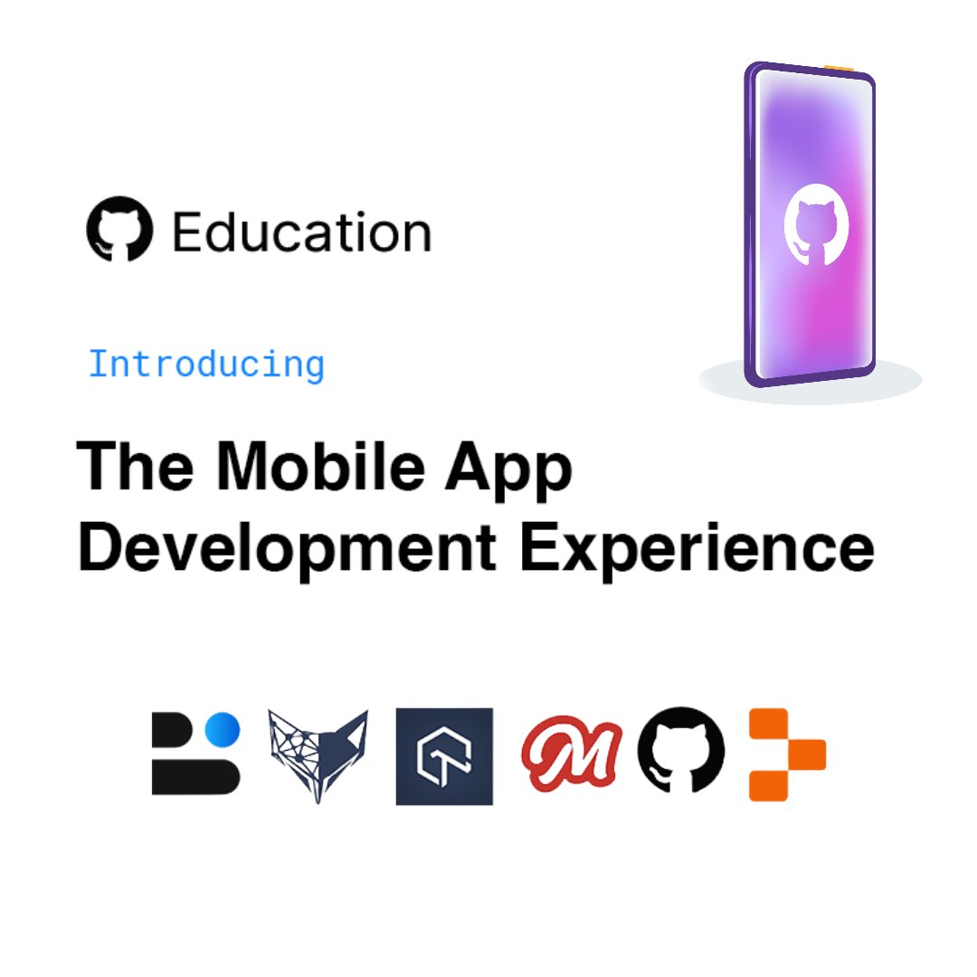 New experience unlocked 🗝️ Make your 📱 app dreams a reality. The Mobile App Development Experience features <a href="/bump_hq/">Bump.sh</a>  <a href="/Replit/">Replit ⠕</a>, <a href="/kodika_io/">Kodika.io</a>, <a href="/FrontendMasters/">Frontend Masters 💻✨</a> and more! Redeem your benefit and dive into these offers today. gh.io/AAl96bg