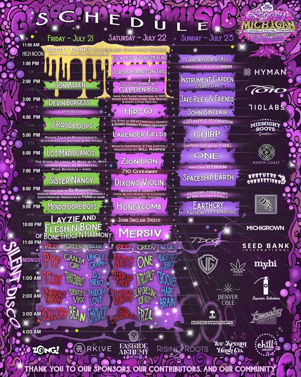 Festival announcement #2! Im beyond proud to be playing at this year's Big Cloud festival, Legacy! Catch my spinning tunes from 1:30am - 2:30am on Friday at the Silent Disco!