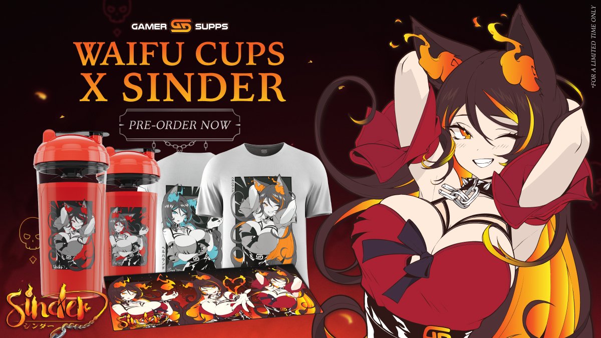 Sinder 🔥 on X: 🔥 MY WAIFU CUP IS AVAILABLE NOW 🔥 If we sell enough cups,  we'll be able to start working on a flavor next 😏 Don't forget to use