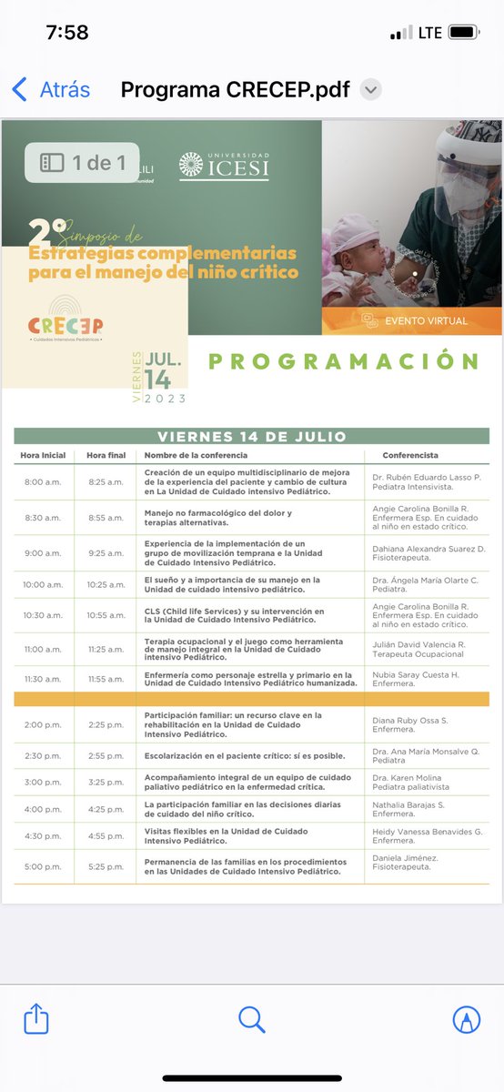 Holaaa ! 
Estamos en vivo 🙌🏼

valledellili.org/evento/2-simpo…
Estrategias complementarias en UCIP