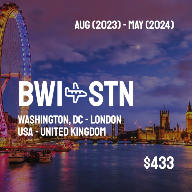 BWICheapFlights's tweet photo. ✈️ Washington, DC (BWI) to London (STN) for only $433 (USD) roundtrip 💸
1173 live dates on Adventure Machine. - get the app on iOS or Android #washington #washingtonian #washington_dc #washingtondc #washington_ig #washingtonstate https://t.co/QMgM3xhBZZ