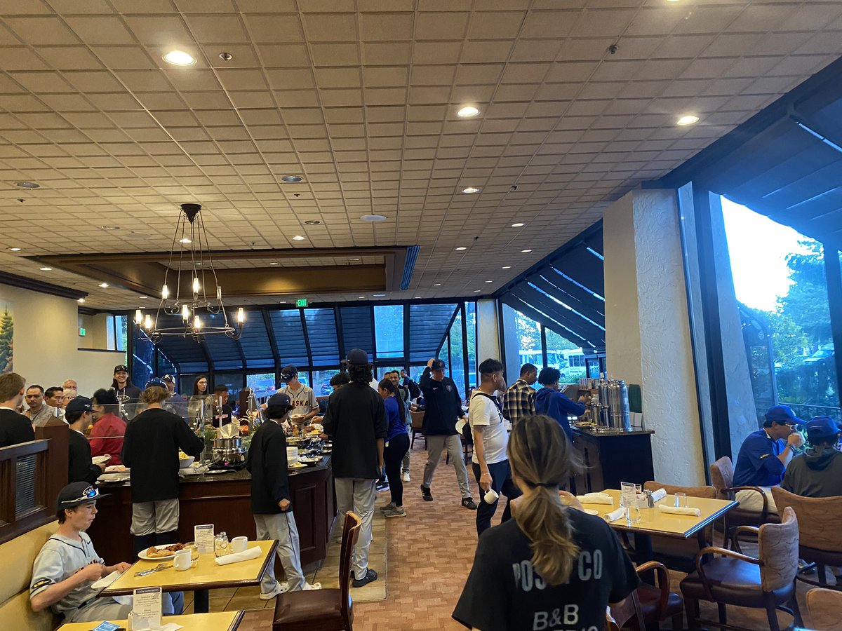 Starting off Day 2 with a hearty breakfast! Good luck today boys! #RBI #angels #playball