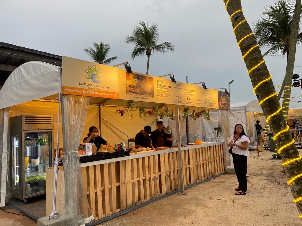 Head down to Siloso Beach and check out Sentosa Golf Club's booth at the @Sentosa_Island GrillFest, featuring our new rotating rotisserie! The event runs every Friday to Sunday between now and 30th July from 6:30-10pm! Parking is available at the Beach Station...