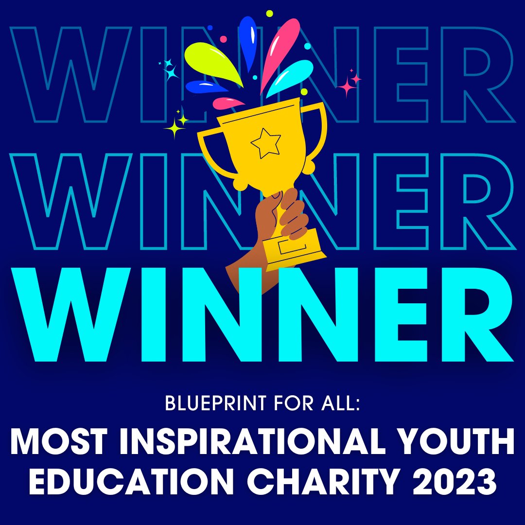 We have just won the 'Most Inspirational Youth Education Charity 2023' Award 🏆 Thankyou for your continued support, together we can continue to shape a brighter future: bit.ly/44nM488