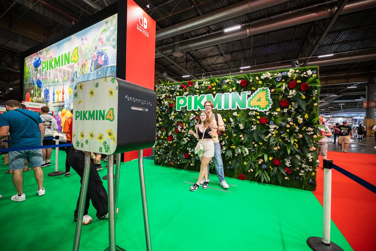 Une petite photo Pikmin 4 en guise de souvenir de #NintendoJapanExpo ? 💐