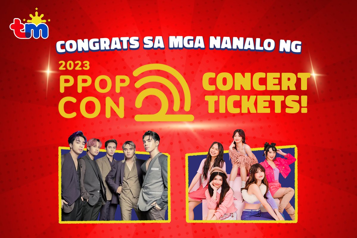 tmtambayan's tweet photo. CONGRATS CONGRATS sa mga nanalo ng #PPOPCON2023 tickets! Syempre lab kayo ni Ninang ihh. 😉

Kitakits sa Araneta Coliseum this Sunday! #WeGotDaPawer https://t.co/Wdj7fbBKRE