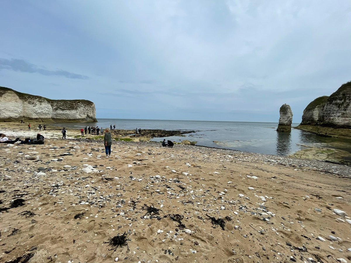 PATCarletonHigh's tweet image. Year 7 geographers have had a fantastic day at Flamborough carrying out some fieldwork in the rock pools and on the beach before finishing with ice creams and frisbee. 
🙂🙂
#GeographyRocks #TeamGeography