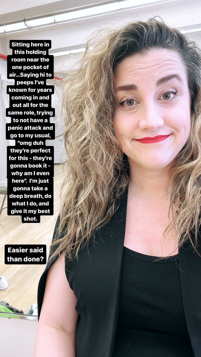 Went fine - Not my gig prob - but!…the music director pointed to my resume and said “ahhh I love this. That’s so hard!” referring to “can sing slightly flat or sharp upon request” under my special skills. This is only the 2nd time this has happened in an audition room in 15 yrs!