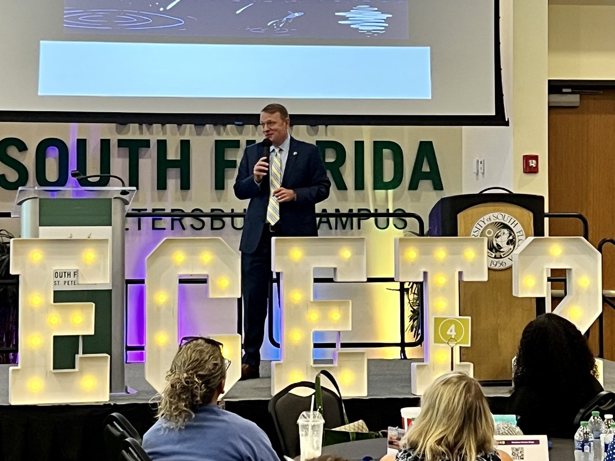 2022FloridaTOY's tweet photo. “The most important thing you do is improve the culture in your school.” - Mr. Hendrick, @my_pcs Superintendent. #ECET2PCS #ReflectiveIsEffective #WhatsYourWhy? https://t.co/loi4bnpZjk