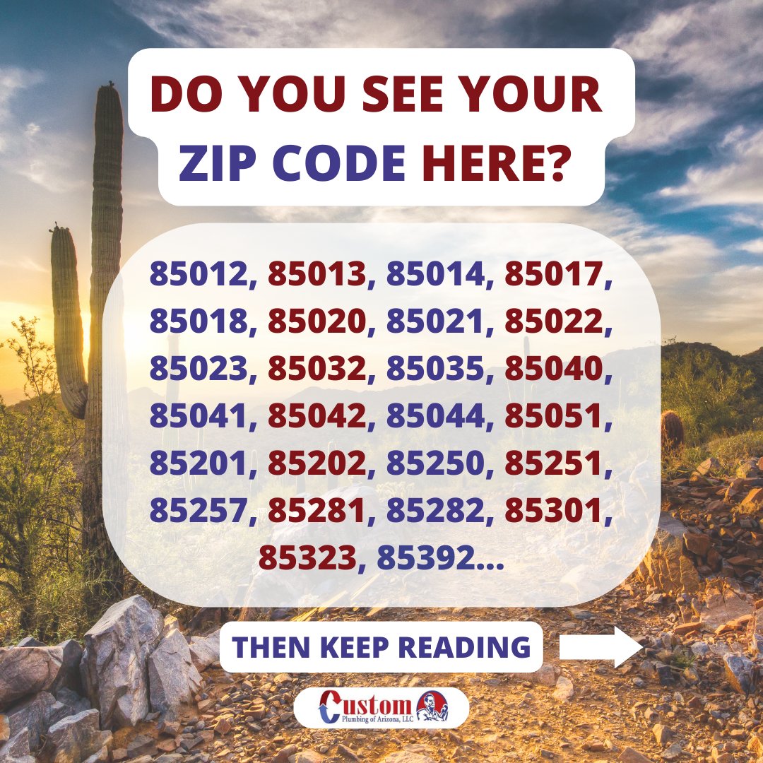 plumbing_custom's tweet image. Calling all residents of historic Arizona neighborhoods! 

Our team of professionals is here to help! If you live in one of these neighborhoods and need help with your old cast-iron plumbing system, give us a call today at (602) 866-2665

#arizona #zipcodes #plumbingpipes