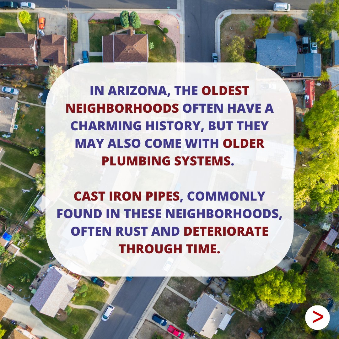 plumbing_custom's tweet image. Calling all residents of historic Arizona neighborhoods! 

Our team of professionals is here to help! If you live in one of these neighborhoods and need help with your old cast-iron plumbing system, give us a call today at (602) 866-2665

#arizona #zipcodes #plumbingpipes