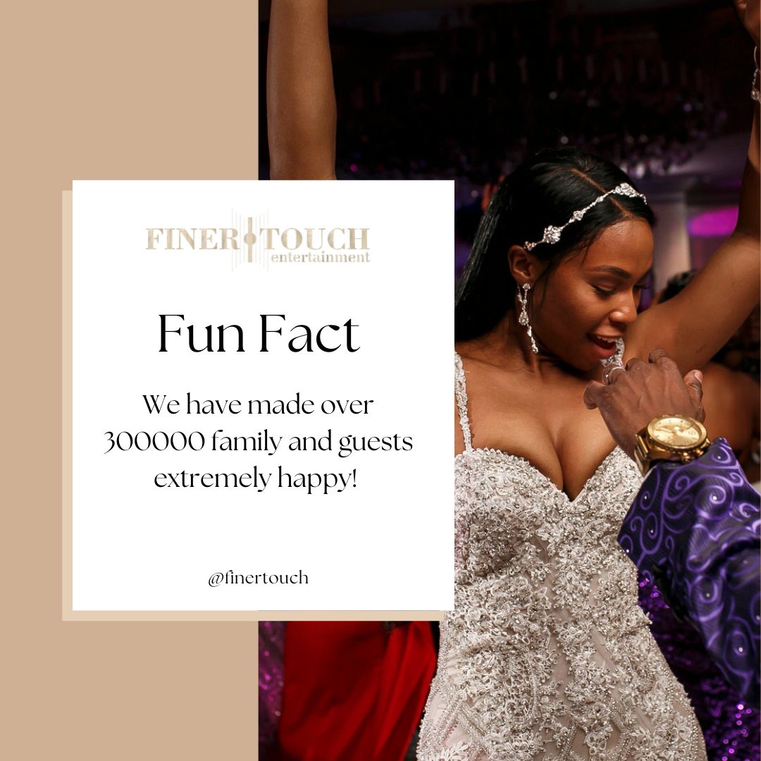 finertouch's tweet photo. #FunfactFriday ​​​​​​​​​Over the last 30 years, here at Finer Touch, having produced over 5000 events we have made over 300000 clients happy! 
Enquire today to secure your date!
#linkinbio #finertouch #finertouchrocks #entertainment #events #corporates https://t.co/ZgSmdR3uNE