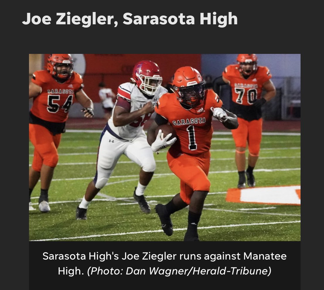 Check out this article from Herald-Tribune:

Could this be the season of the running back in high school football?

heraldtribune.com/story/sports/h…