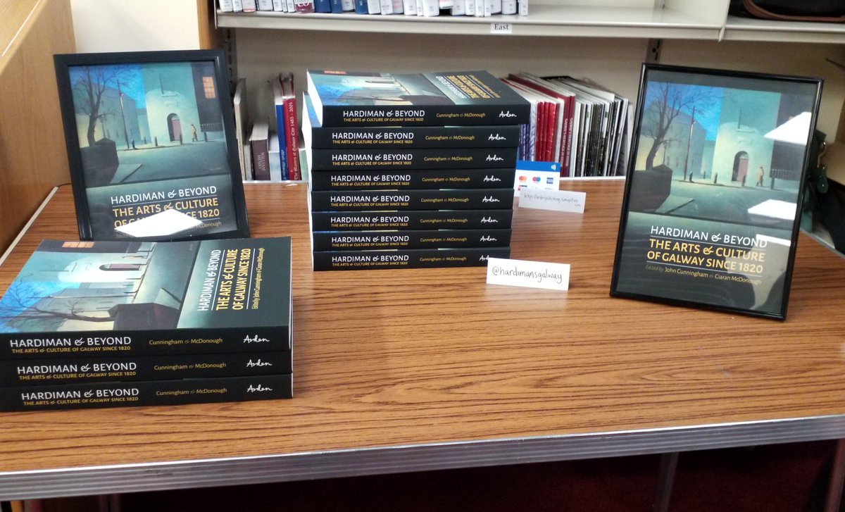 Last night, we hosted "Representations of the City: Galway in Literature, Film &amp; Photography". Led by John Cunningham, speakers Gerry Hanberry, Tony Tracy &amp; Úna Kavanagh shared a wealth of knowledge with attendees. They all also contribute to the new book  "Hardiman &amp; Beyond".