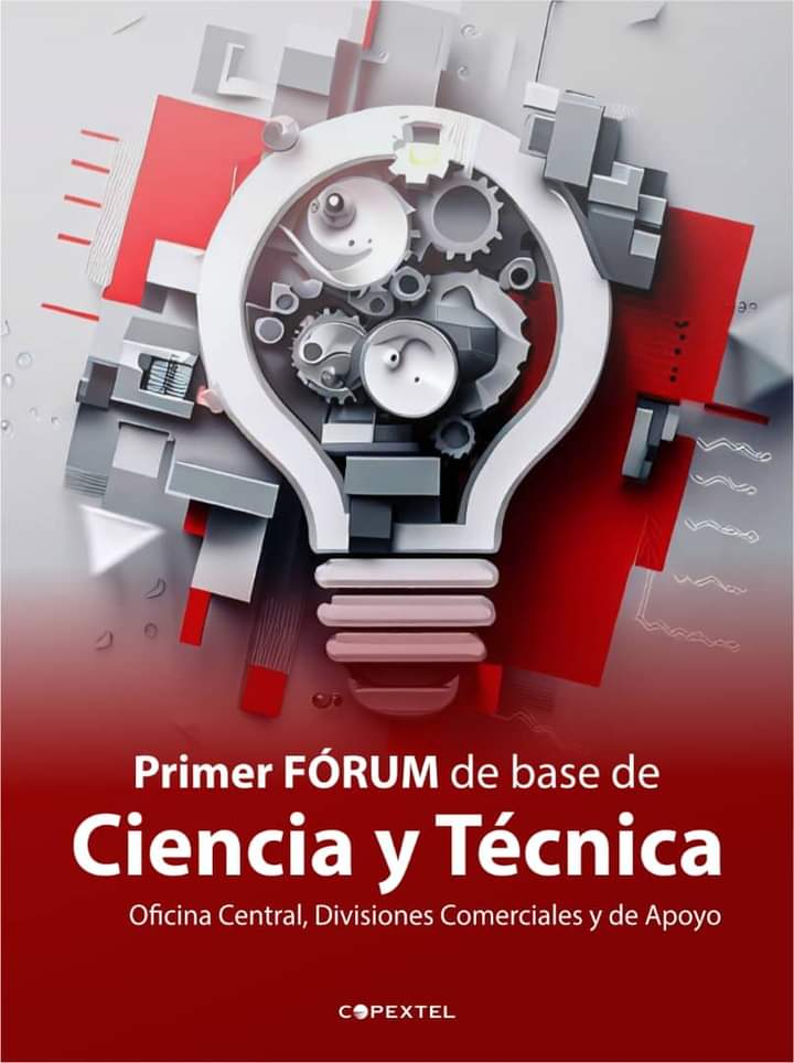 CCopextel's tweet photo. #CopextelComparte
👉🏻Este viernes 14 de julio, desde las 8:30 a.m. en el Teatro del Focsa, sesiona el Primer Fórum de Ciencia y Técnica de la Oficina Central, Divisiones Comerciales y de Apoyo👈🏻
▪️Éxitos a los ponentes▪️ https://t.co/ZZE46T1aEl
