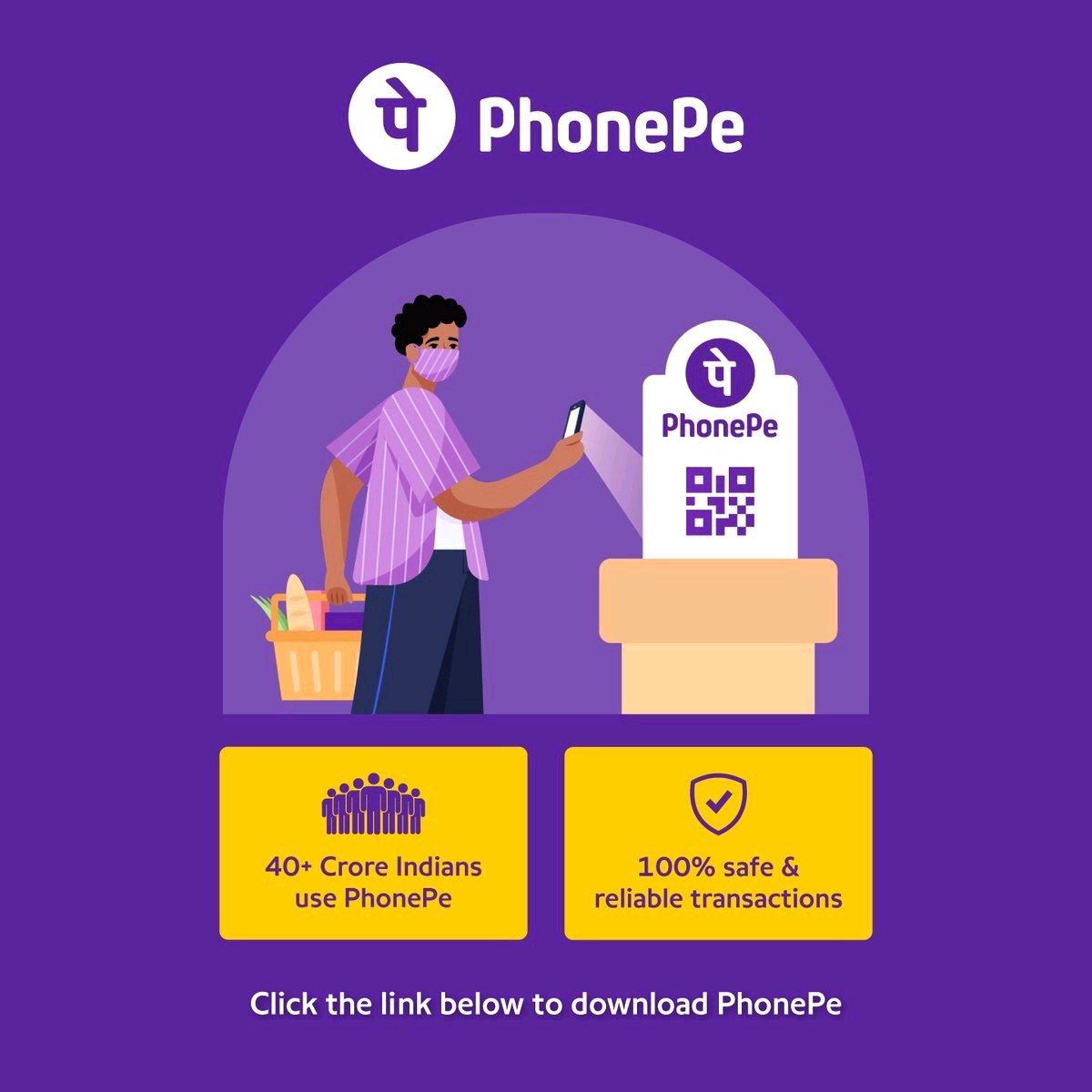bhahbat's tweet photo. Hi, I just invited you to use the PhonePe app!

Step1: Use my link to download the app
Step2: Register using your mobile number and link your bank account.
Step3: Set UPI PIN.
Don't have a Debit Card? Set it up with your Aadhaar Card.

 https://t.co/uRiDj0Yu1h https://t.co/lbRNelGl3b