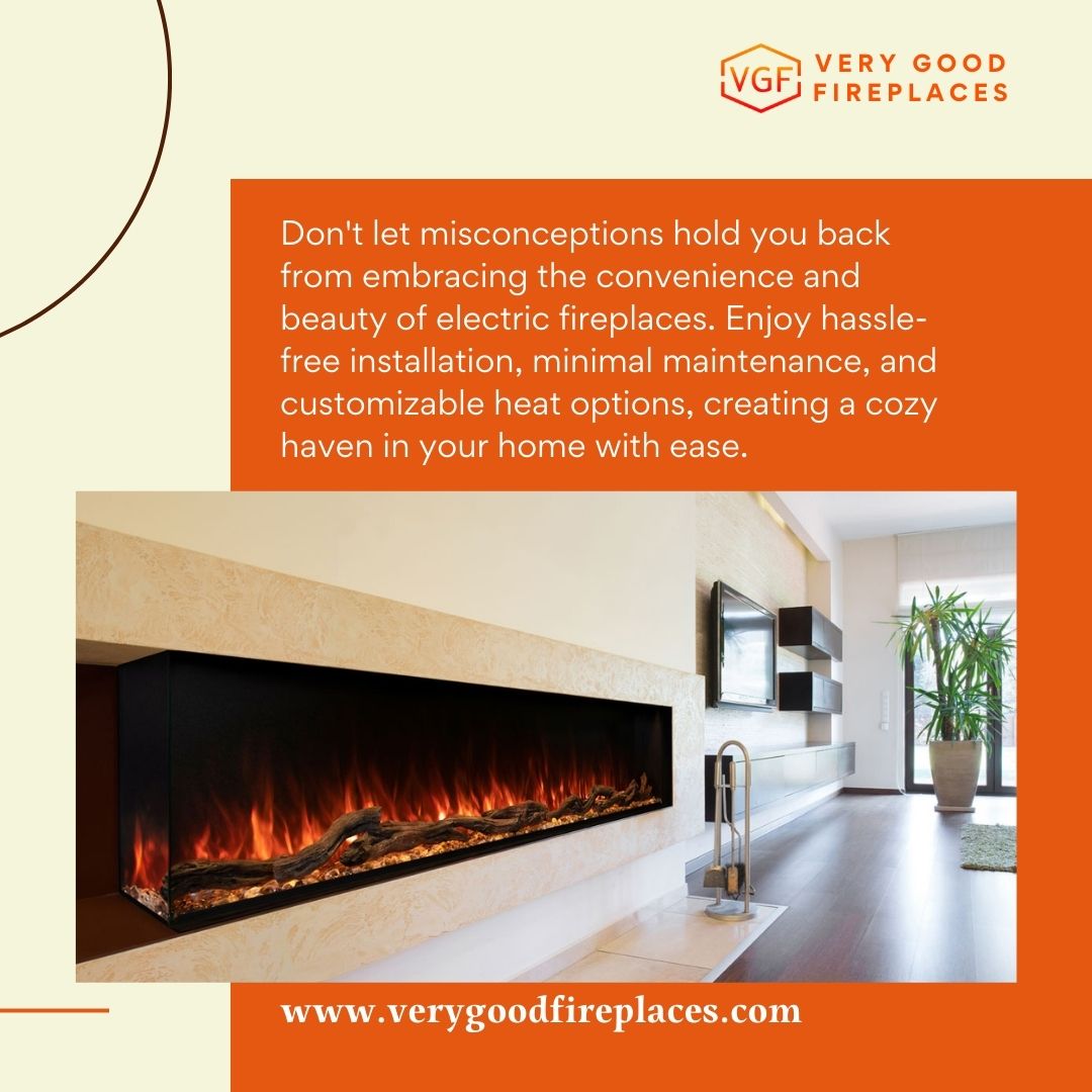 Demystifying electric fireplaces: 🛠️ No complicated installation. ⚡️ Easy maintenance. 🌬️ No harmful emissions. Embrace the convenience and comfort! 

#ElectricFireplaceMythsBusted #EasyInstallation #HassleFreeMaintenance #Fireplace #ElectricFireplace