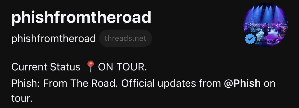 Thank you!! <a href="/Phish_FTR/">Phish: From The Road</a>