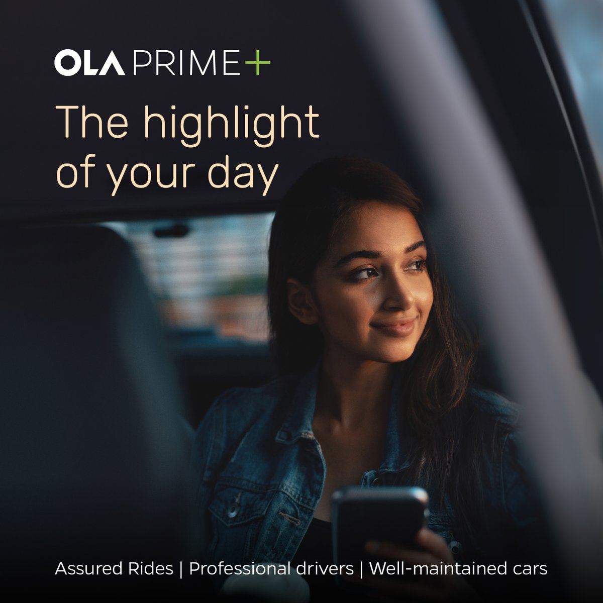 Olacabs's tweet photo. Bengaluru, Ola Prime Plus rides are all set to be the highlight of your day. Enjoy being driven around by the best drivers in the network, in cabs that are squeaky clean and well-maintained. Give us a try.
#OlaPrimePlus #PrimePlus https://t.co/v39KiDc2MI