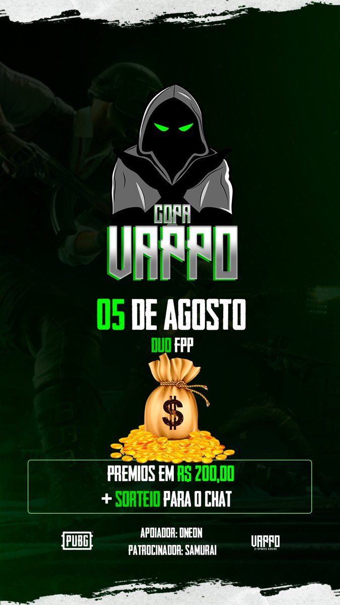rkgameplay01's tweet photo. Rapaziada tá rolando a 1ª Edição da COPA VAPPO, modalidade duo com poucas vagas ainda.

Premiação de R$ 200 e inscrição gratuita.

Então não perde tempo, chama o duo e só bora.

https://t.co/pCkPEYCh4z https://t.co/dPl9tL5kVT