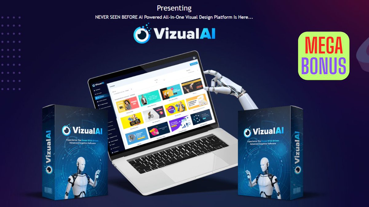 Tech_INFO_01's tweet photo. VizualAI - World's 1st AI Graphic Generator &amp; More I Mega Bonuses Package
#VizualAI #AI #Graphic #graphiccontent #BONUS 
#fridaymorning #FridayVibes #FursuitFriday  #FridayMotivation Good Friday, Finally Friday,

Click here for more details: https://t.co/8Tj7d2O8JL https://t.co/u2VL8n9N1v