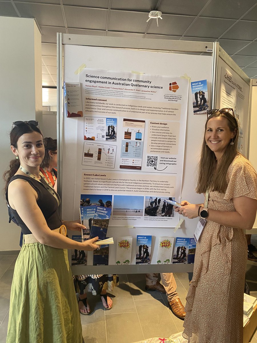 If your at the #INQUARoma2023 poster session stop by poster 9 and see our @cabahCoE science communication poster about community engagement @kelseycboyd @BlueRehn