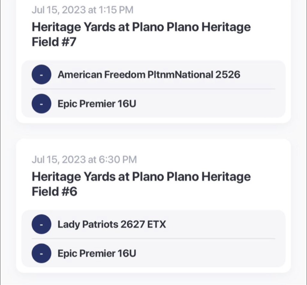 annaleekulka's tweet photo. Here is @EpicArkansas schedule for the weekend in Plano, Texas. Catch a game if you can! @UCMJensSoftball @CoastRecruits @ATUSoftball @ExtraInningSB @Epic__SB @GCU_Softball @BearkatsSB @CycloneSB @EilertJeremy @GoJacksSB @CCRoughridersSB  @bhs_tiger @jtjones00 @CoachAddieJ @UCOSoftball @edmondcoach5 @SBRRetweets @TopPreps @SoftballDown @BCCSoftball @Jkolaitis3 @coachcbartlett @ASUSoftball @OKWUeagles_SB @OCeaglesSB @OBU_Softball @GoShockersSB @PunzAnderson @NEOSFTBLL @CSUSoftball @CCRoughridersSB