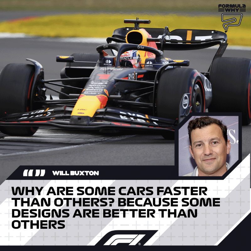 F1's tweet photo. Why are some F1 cars faster than others? Why don’t F1 teams just copy the fastest car? 🤔

On this week's Formula Why podcast @wbuxtonofficial and @bernie_collins1 tackle your questions 🙌

#F1