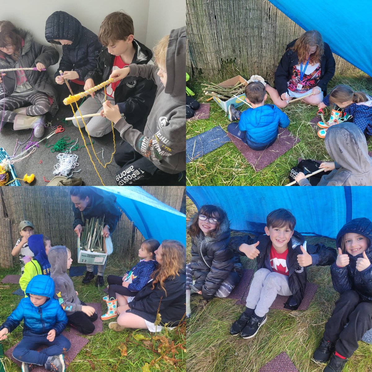 cp_class1's tweet photo. Year 2 having a wonderful time at forest school this afternoon!! https://t.co/PCvqt74tyO