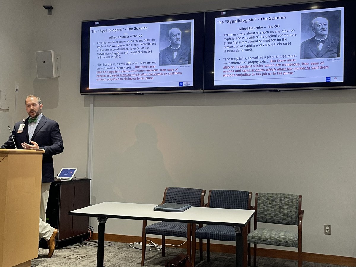 Our leading Sypholologist Dr Ryan Rochat gives grand rounds today on “No Time to Lues: A Call to Arms Amidst a Congenital Syphilis Epidemic” @BCMIDFellowship @BCM_Pediatrics #RevengeoftheSyph @DrRochat #LetsTalkAboutSyph