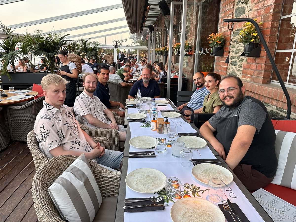 REROUTE_project's tweet photo. What better way than wrapping up the RE-ROUTE Training workshop with pictures of a memorable social dinner hosted by the amazing team at @CERTHellas! Grateful for their warm hospitality throughout. Cheers to an inspiring collaboration! #RE_ROUTE #HospitalityAtItsFinest" https://t.co/N0PXU72yKf