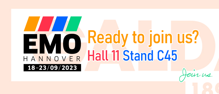 GaldabiniSpa's tweet photo. September is coming, join us @EMO_HANNOVER 
Hall 11 Stand C45 #galdabini #metalworking #machinetools #EMO2023 #exhibitions https://t.co/V7YxNbMJYI