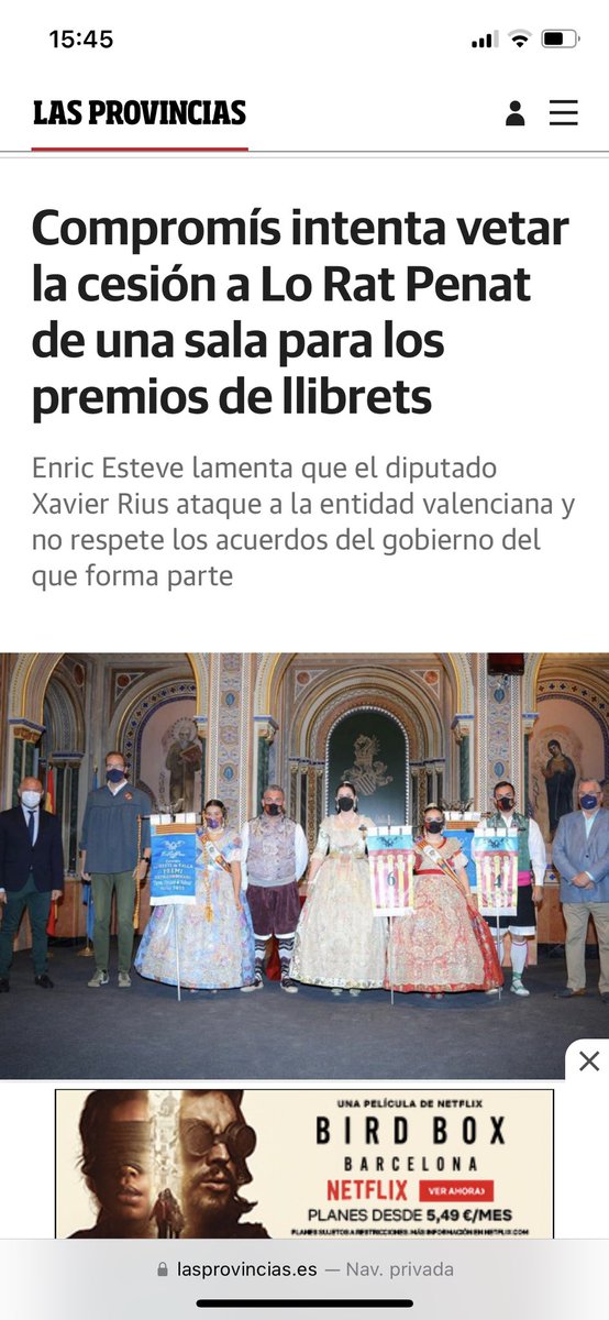 ralsuper's tweet photo. Tots els q ara s’indignen pq Vox ha cancelat la suscripció a les revistes catalanistes en diners públics són els mateixos que aplaudien quan el botànic ofegava econòmicament a Lo Rat Penat o inclús li negava l’us del principal per als Jocs Florals. Censura, diuen. 
Cinisme, dic. https://t.co/CslxFxS5Un