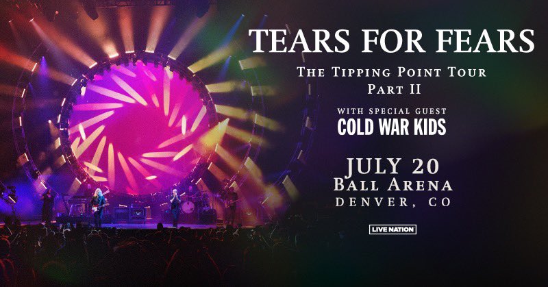 KOOL105Denver's tweet photo. Win tickets to see Tears For Fears with Winston and Mel during their #MusicalHell late in the 8 o'clock hour! https://t.co/IZrwvIUo0L