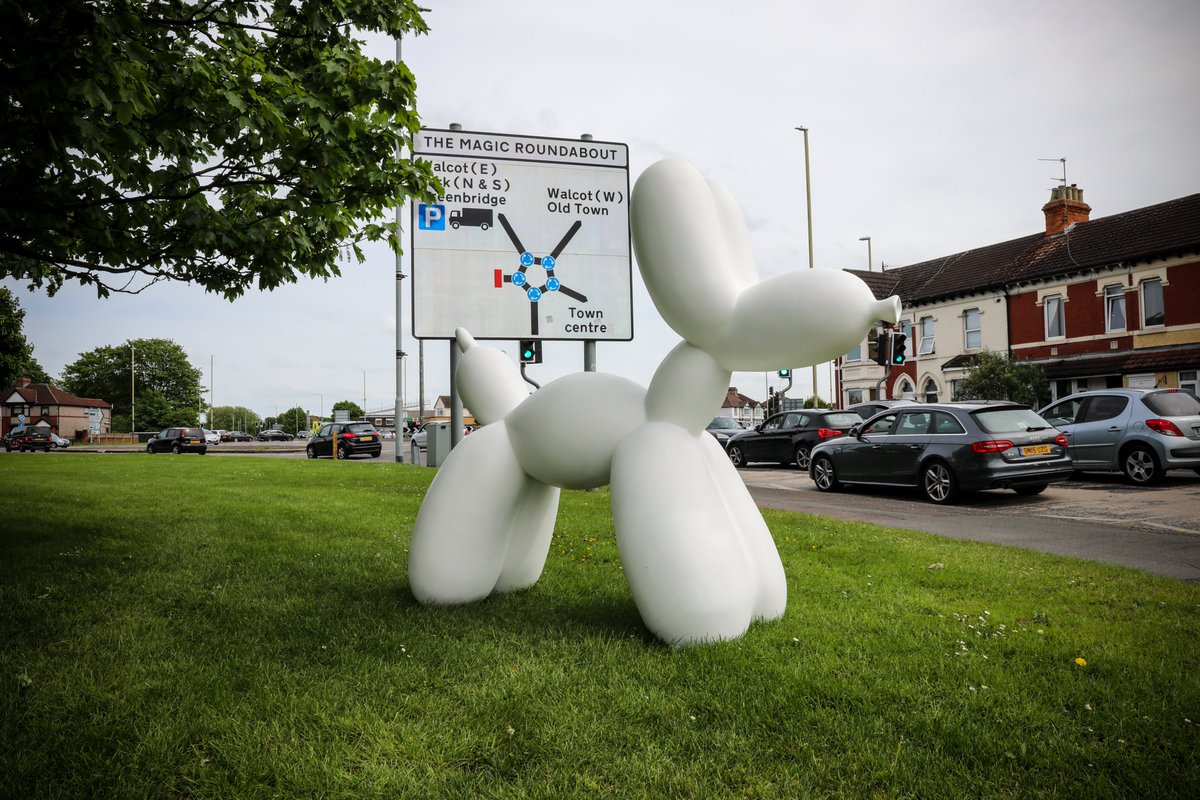 🐾 The @BigDogArtTrail 2023 is here! 🐾 @ImagineCruising are the official Community Partner, bringing art, culture, and community together. Download the 'Big Dog Art Trail 2023' app, explore the streets of Swindon and support @Julias_House . #BigDogArtTrail2023