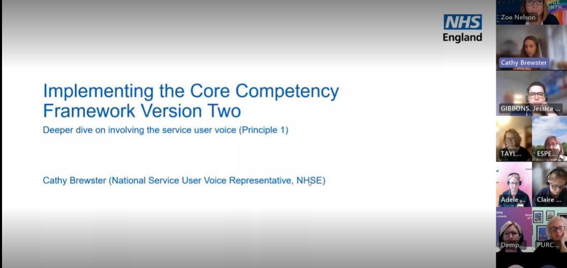 zoenelson8's tweet photo. Fabulous second #CCFv2 Drop-in session focusing on Principle 1 (embedding service user voice) a key requirement of #MIS #SA8 @NHSResolution Join our Futures platform via the QR code to see the recording & be part of a growing #MET community. Fab chairing by @MancHomebirth https://t.co/d2Z3BXW9P7