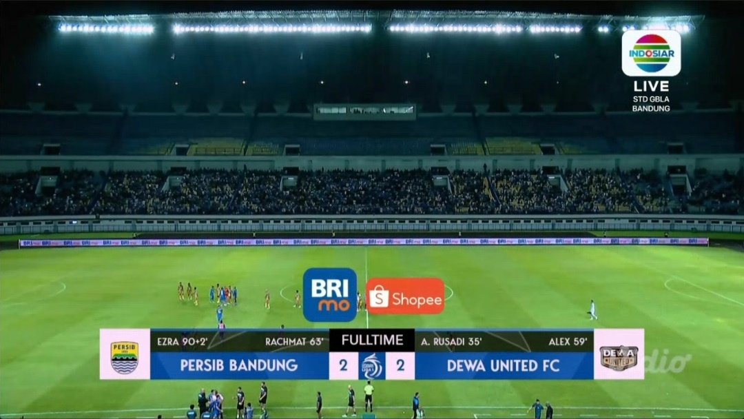 FT: Persib Bandung 2-2 Dewa United

Skor imbang, Persib dengan 10 pemain berhasil menahan imbang Dewa United lewat gol cantik tendangan bebas Ezra Walian 💫