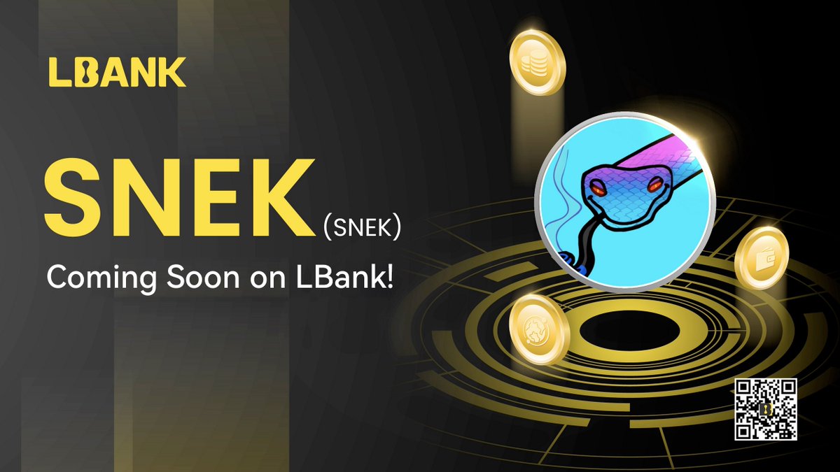 🚀 Upcoming Listing

🌟 $SNEK (SNEK)  will be listed soon on #LBank! <a href="/snekcoinada/">Snek 🐍</a>

💗Details: support.lbank.site/hc/en-gb/artic…