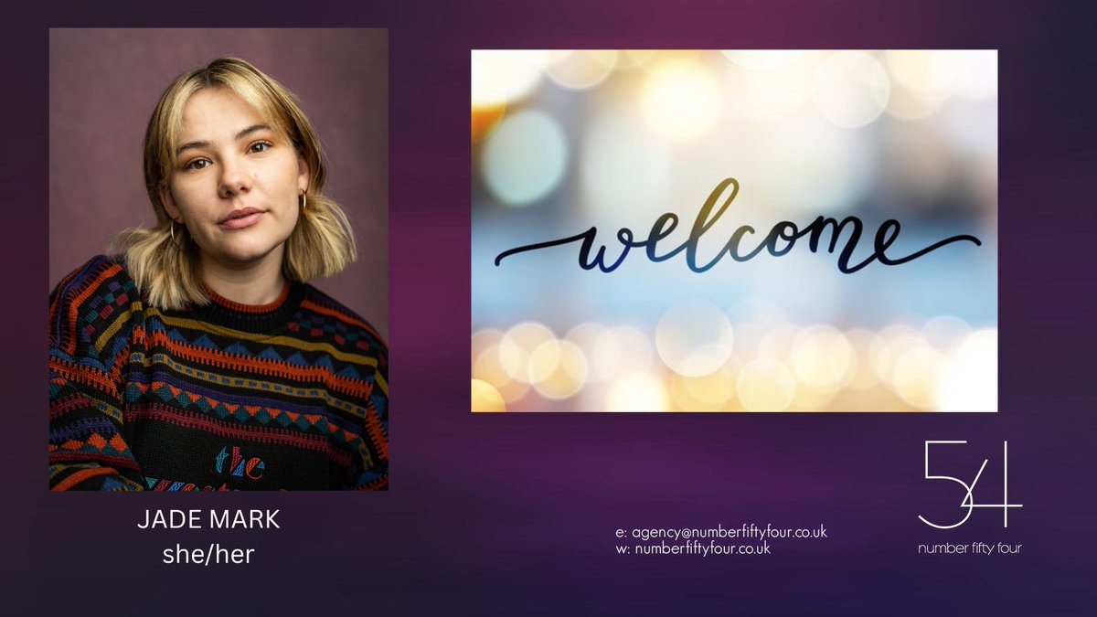 N54Agency's tweet photo. Welcome to JADE MARK @Jadesperpective who signed with us on Monday and has already had TWO commercial auditions! - can't wait to see what's next.
#acting #dancing #immersive #physicaltheatre #parkour

#N54Agency https://t.co/Aewu42WsCW