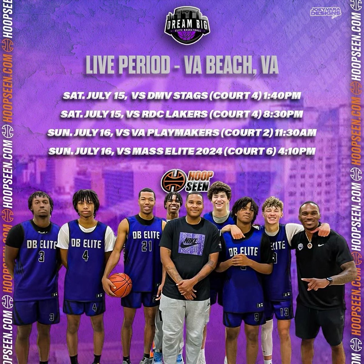 Best season record in four years as a program. Six players with at least one scholarship. Finishing up 6-0 last weekend we are headed into our toughest match ups of the season down at Virginia Beach. Last one of the summer let’s finish strong DB 🟣⚫️🟣⚫️ #AllIn