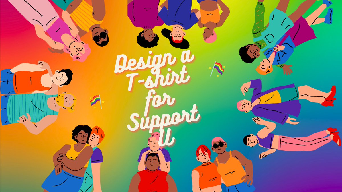 Support U LGBT+ (@supportulgbt) on Twitter photo We have an exciting opportunity to design a T-shirt that our staff and volunteers can wear at <a href="/Reading_Pride/">Reading Pride (UK)</a> 2023.
3 designs will be picked to sell in our online shop to raise funds. #lgbtqia #LoveUnites #Support #community #SupportUsToSupportU
zealous.co/supportu/oppor… We have an exciting opportunity to design a T-shirt that our staff and volunteers can wear at <a href="/Reading_Pride/">Reading Pride (UK)</a> 2023.
3 designs will be picked to sell in our online shop to raise funds. #lgbtqia #LoveUnites #Support #community #SupportUsToSupportU
zealous.co/supportu/oppor…