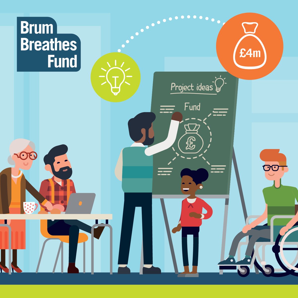 Applications for the #BrumBreathesFund are open now, offering funding for schemes that help to improve air quality where you live.

It's #TimeToAct. Find out more at orlo.uk/GuGex