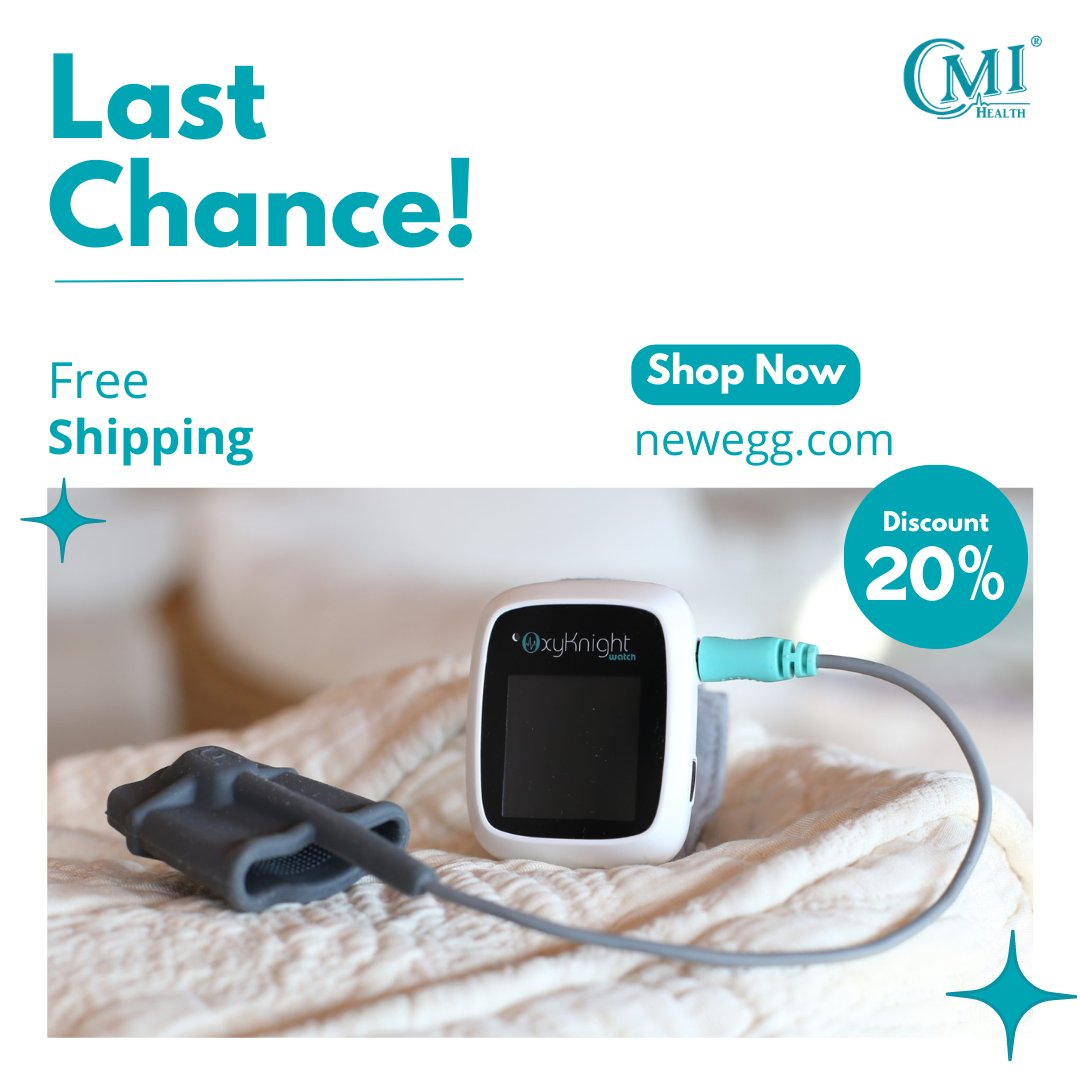 Tick-tock! ⏰ Last chance to shop our kick-off #sale on $NewEgg. Get 20% off the OxyKnight® Watch, Rechargeable Pulse Oximeter, and Battery-Operated Pulse Oximeter today. Don’t miss out on this #specialoffer! ✨

Shop Now: newegg.com/Seller-Store/C…

#PulseOximeter #HealthMonitors