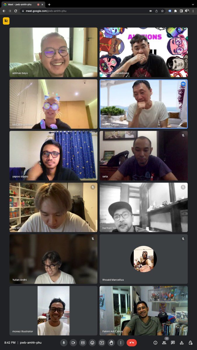 Just had a virtual meeting with @sindikArt great to chat with you guys And stoked to see what we’ll come up with!