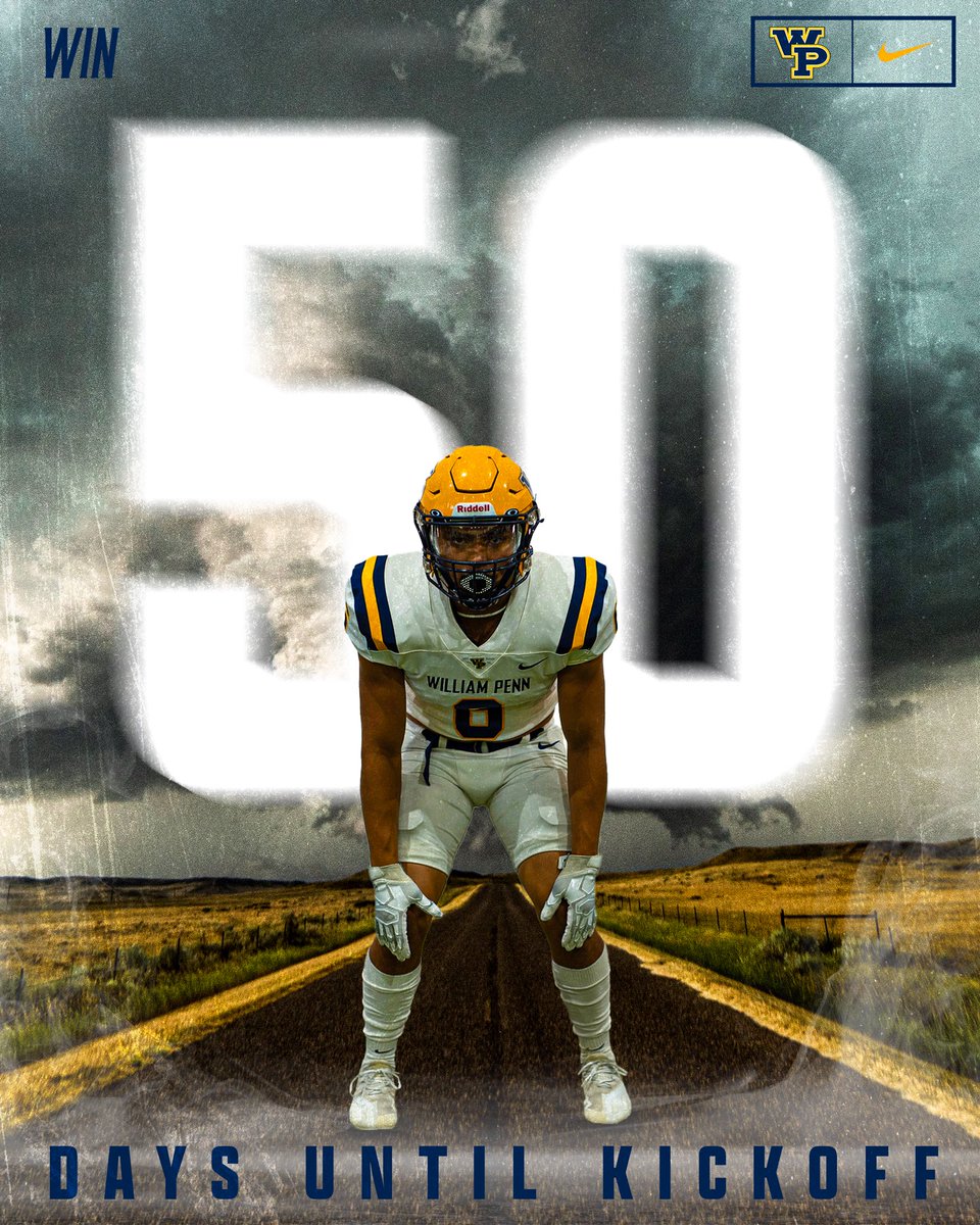 𝟓𝟎 𝐃𝐚𝐲𝐬 𝐎𝐮𝐭…

Getting closer to Kickoff❕

#WIN