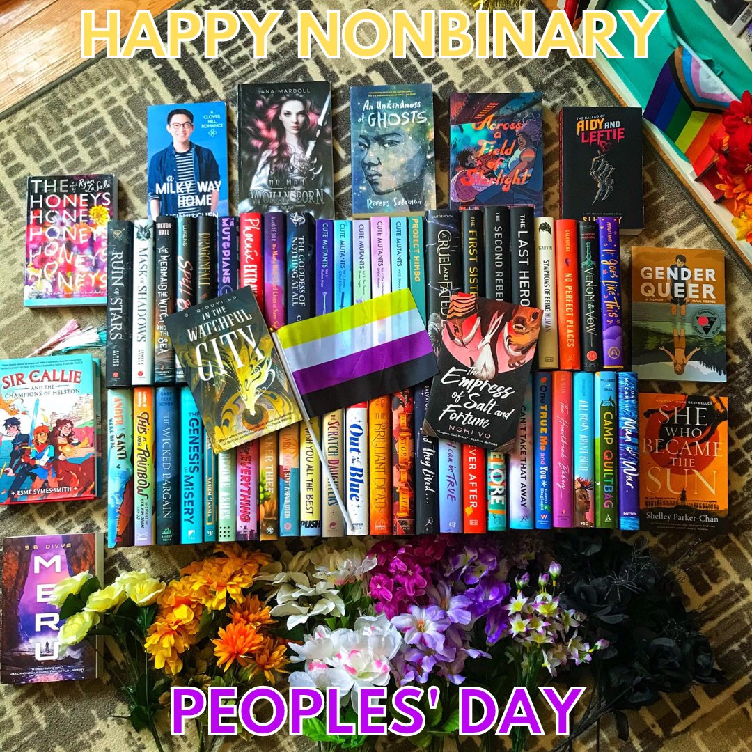 Happy Nonbinary Peoples’ Day!! 2023 has seen many releases featuring nonbinary MCs, including disabled nonbinary MCs and BIPOC nonbinary MCs. 

Books list in thread! 🧵