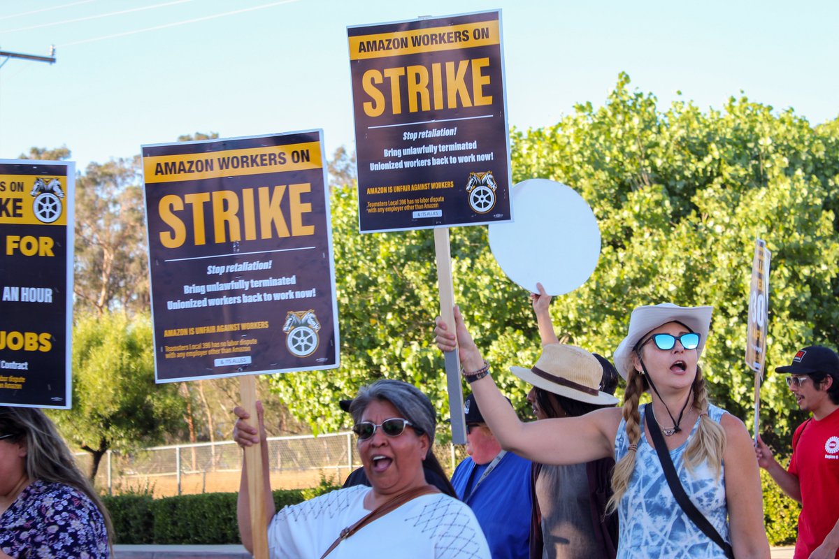 Teamsters on Twitter "TEAMSTERS PICKET SAN BERNARDINO AMAZON WAREHOUSE